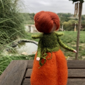 Tűnemezelt Ősztündér, Művészet, Textilkép, Nemezelt, Nemezelés, MESKA