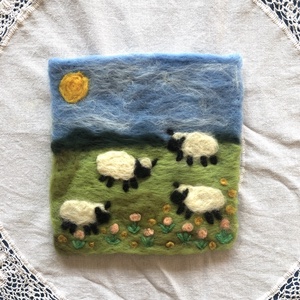 Tavaszi gyapjú kép - Meska.hu