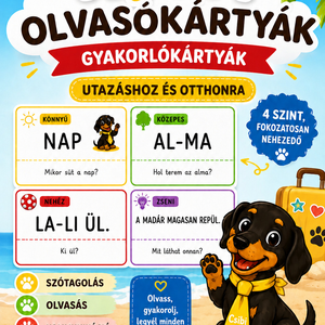 Letölthető Olvasókártyák, Játék & Sport, Készségfejlesztő és Logikai játék, Oktató játékok, Fotó, grafika, rajz, illusztráció, MESKA