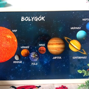 Bolygók plakát - otthon & életmód - dekoráció - kép & falikép - plakát - Meska.hu