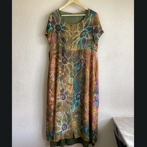 Álommintás hosszú ruha - ruha & divat - női ruha - ruha - Meska.hu