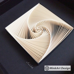 Spiral and Geometry, modern, minimal stílusú, 3D, egyedi quilling kép. - otthon & lakás - dekoráció - falra akasztható dekor - Meska.hu Spiral and Geometry, modern, minimal stílusú, 3D, egyedi quilling kép. - otthon & lakás - dekoráció - falra akasztható dekor - Meska.hu