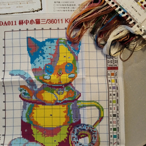 Keresztszemes kép , DIY (Csináld magad), Szabásminta, útmutató, Hímzés minta, Hímzés, MESKA