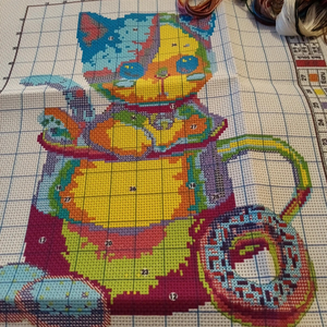 Keresztszemes kép  - diy (csináld magad) - szabásminta, útmutató - hímzés minta - Meska.hu