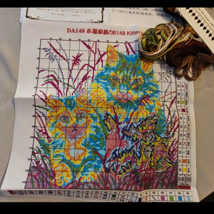 Keresztszemes kép , DIY (Csináld magad), Szabásminta, útmutató, Hímzés minta, Hímzés, MESKA
