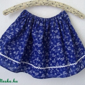 Mini kékfestő- kislány szoknya -  - Meska.hu