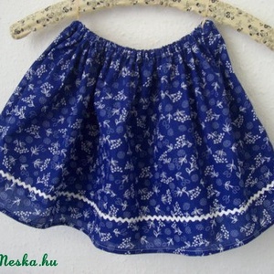 Mini kékfestő- kislány szoknya -  - Meska.hu