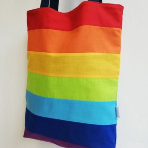 Rainbow- szivárványszínű táska - táska & tok - kézitáska & válltáska - válltáska - Meska.hu