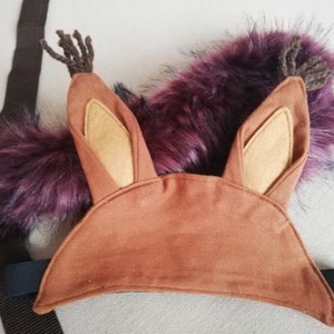 Mókus jelmez (fejdísz és farok) - játék & sport - szerepjáték - Meska.hu