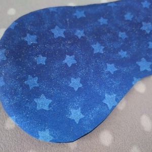 Kék csillagos éjszaka-alvómaszk - szépségápolás - arcápolás - alvómaszk, szemmaszk - Meska.hu