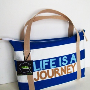 Life is a Journey textil táska - Meska.hu