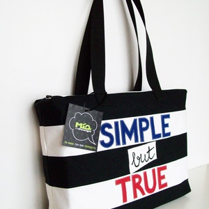 SIMPLE but TRUE textil táska - Meska.hu