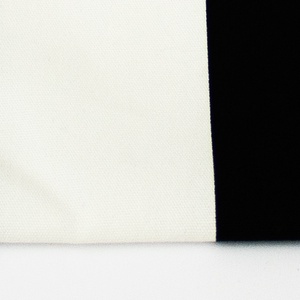 Fekete-fehér csíkos szatyor - táska & tok - bevásárlás & shopper táska - shopper, textiltáska, szatyor - Meska.hu