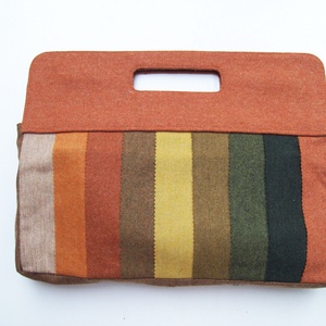 Csíkos textil kistáska - táska & tok - kézitáska & válltáska - kézitáska - Meska.hu