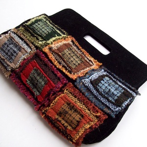 Téglalapos textil kistáska, Táska & Tok, Kézitáska & válltáska, Kézitáska, Varrás, MESKA
