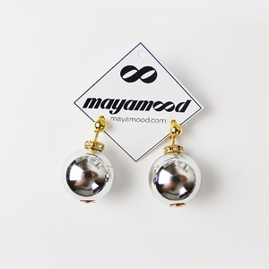 Karácsonyi ezüst gömb fülbevaló - ékszer - fülbevaló - lógós kerek fülbevaló - Meska.hu Karácsonyi ezüst gömb fülbevaló - ékszer - fülbevaló - lógós kerek fülbevaló - Meska.hu