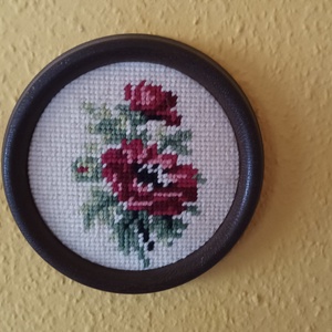 Virágok kompozíció Goblein, Otthon & Életmód, Dekoráció, Dísztárgy, Hímzés, MESKA