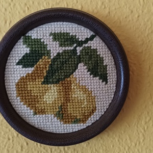 Körte kompozíció Goblein , Otthon & Életmód, Dekoráció, Fali és függő dekoráció, Függődísz, Hímzés, MESKA