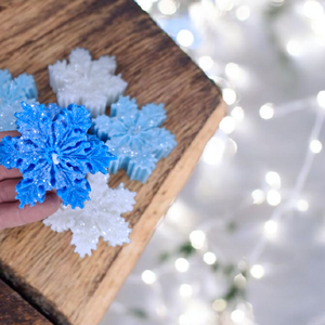 Hópehely gyertya - Meska.hu