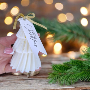 Karácsonyfa gyertya - Meska.hu