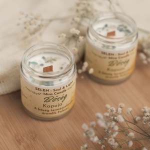 Bőség kapuja ásványos illatgyertya - otthon & életmód - gyertya, illat, aroma - gyertya - Meska.hu