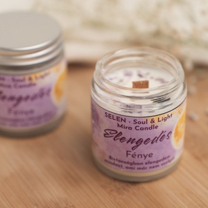 Elengedés Fénye ásványos illatgyertya - otthon & életmód - gyertya, illat, aroma - gyertya - Meska.hu