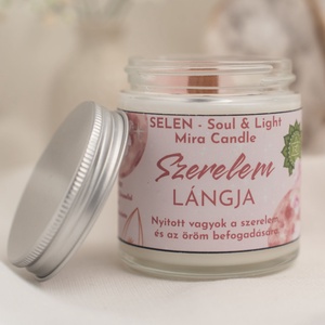 Szerelem lángja ásványos illatgyertya, Otthon & Életmód, Gyertya, illat, aroma, Gyertya, , MESKA