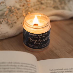 Újrakezdés Fénye ásványos illatgyertya - otthon & életmód - gyertya, illat, aroma - gyertya - Meska.hu
