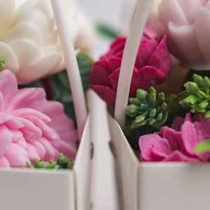 Pici Táskafüles virágbox - otthon & életmód - dekoráció - asztal és polc dekoráció - asztaldísz - Meska.hu