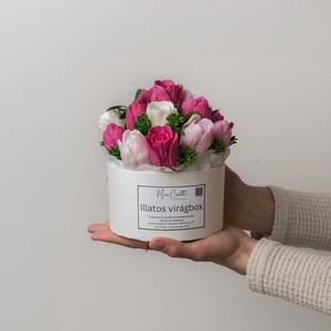 14 cm átmérőjű kerek virágbox - Meska.hu