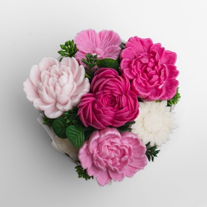 14 cm átmérőjű kerek virágbox - otthon & életmód - dekoráció - asztal és polc dekoráció - asztaldísz - Meska.hu