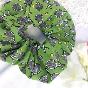 textil scrunchie hajgumi, L - teniszes, Ruha & Divat, Hajdísz & Hajcsat, Hajgumi, Varrás, MESKA