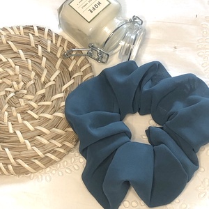 Textil scrunchie, L - türkiz - Meska.hu
