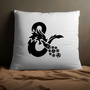 Dungeons and Dragons Párna - Sárkány - otthon & életmód - lakástextil - párna & párnahuzat - Meska.hu