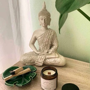 Palo Santo - kézműves vegán szójaviasz illatgyertya, fa kanóccal - otthon & életmód - gyertya, illat, aroma - gyertya - Meska.hu