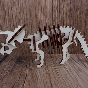 Triceratopsz dínó 3D puzzle - Meska.hu