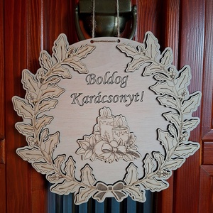 karácsonyi ajtókopogtató - Meska.hu