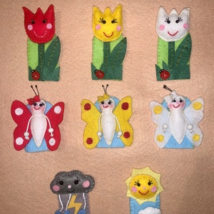 A három pillangó filc ujjbábok, ujjbáb készlet, Játék & Sport, Bábok, Ujjbáb, Baba-és bábkészítés, Mindenmás, MESKA