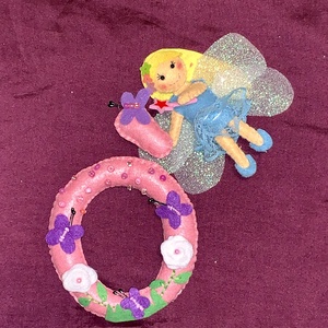 Tündéres betű,füzér,girland,névtábla,ajtódísz , babaszoba dekoráció - otthon & életmód - babaszoba, gyerekszoba - gyerek névtábla - Meska.hu