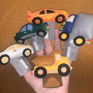 Autók, járművek filc ujjbábok, Játék & Sport, Bábok, Ujjbáb, Baba-és bábkészítés, Mindenmás, MESKA