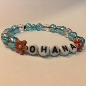 Lilo és Stitch - Ohana gyöngykarkötő - ékszer - karkötő - gyöngyös karkötő - Meska.hu