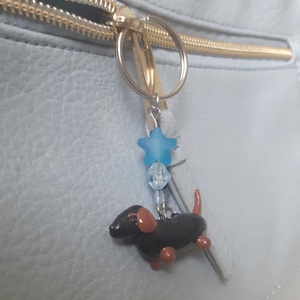 � Tacskó charm kulcstartó - táska & tok - kulcstartó & táskadísz - táskadísz - Meska.hu