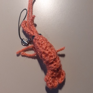 � Utazó garnéla - táska & tok - kulcstartó & táskadísz - táskadísz - Meska.hu