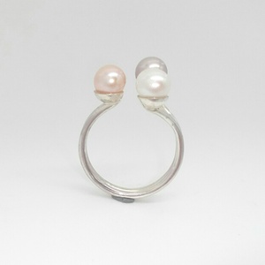 Gyöngyözön gyűrű  - ékszer - gyűrű - gyöngyös gyűrű - Meska.hu