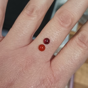 Holdkőölelés-vékonyabb/piros kővel, Ékszer, Gyűrű, Szoliter gyűrű, Ötvös, Ékszerkészítés, MESKA