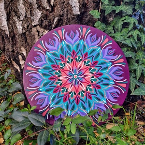 Éjszaka csillaga mandala  35 cm, Otthon & Életmód, Dekoráció, Fali és függő dekoráció, Falra akasztható dekor, , MESKA