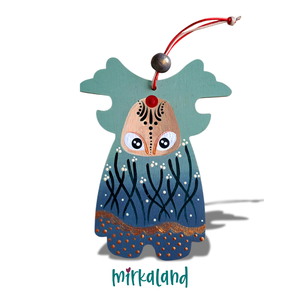 Lirava  A Harmatvölgy Apró Kísérője  kézzel festett fafigura, Otthon & Életmód, Dekoráció, Fali és függő dekoráció, Függődísz, Festett tárgyak, MESKA