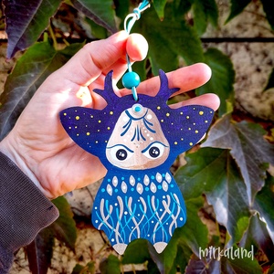 Lunava  az Éjcsend Őrzője  12 cm  kézzel festett fafigura, Otthon & Életmód, Dekoráció, Fali és függő dekoráció, Függődísz, Festett tárgyak, MESKA