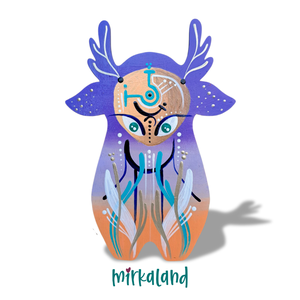 Avala  a Hajnali Figyelő  18 cm  kézzel festett fafigura - Meska.hu