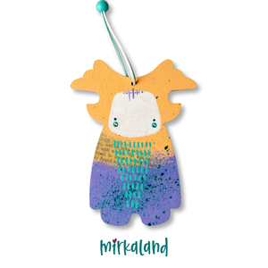 Históriabogár Mirkalurka � 12 cm fafigura - otthon & életmód - dekoráció - fali és függő dekoráció - függődísz - Meska.hu